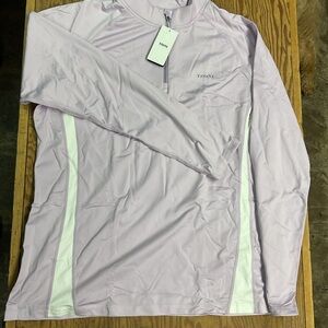 Lavender Long Sleeve 1/4 Zip Athletic Pullover